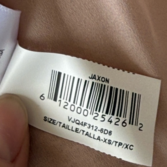 BCBG MAXAZRIA Women's Pink Jaxon Crochet Fringe Cropped Jacket Blazer Shaggy XS - Picture 15 of 15